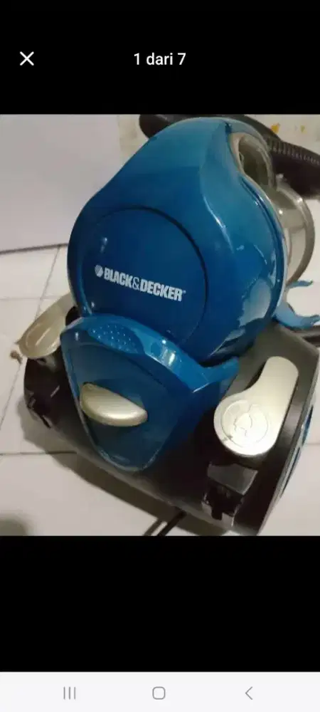 Jual mesin vacum clener merk Black decker normal siap pakai .