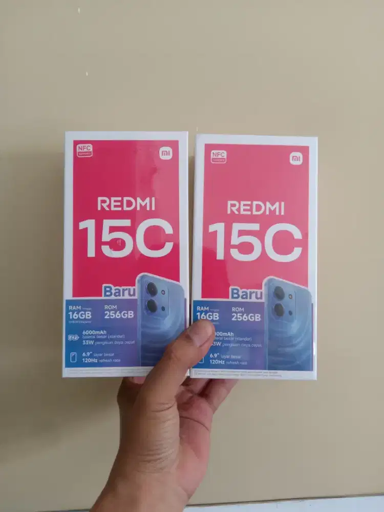 [ Fast respon WA ] Xiaomi Redmi 15 NFC 8+8/256 Garansi resmi 15bln