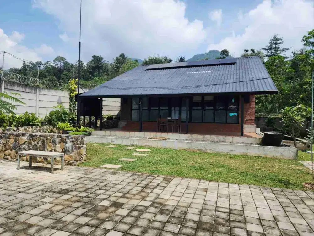 Dijual villa & kebun buah alam pegunungan di sukamakmur puncak 2 bogor timur