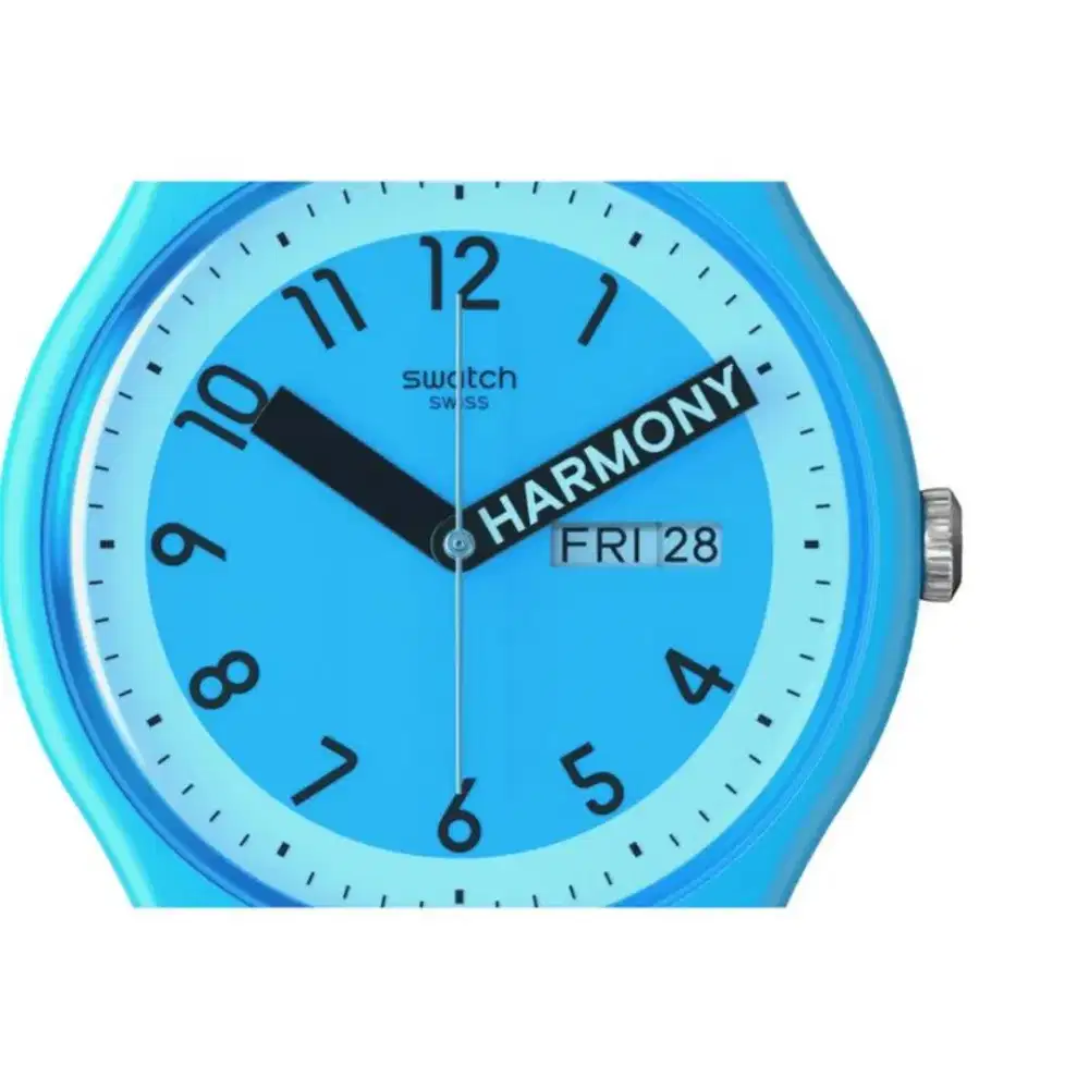 Jam Tangan SWATCH PROUDLY BLUE GENT SO29S702