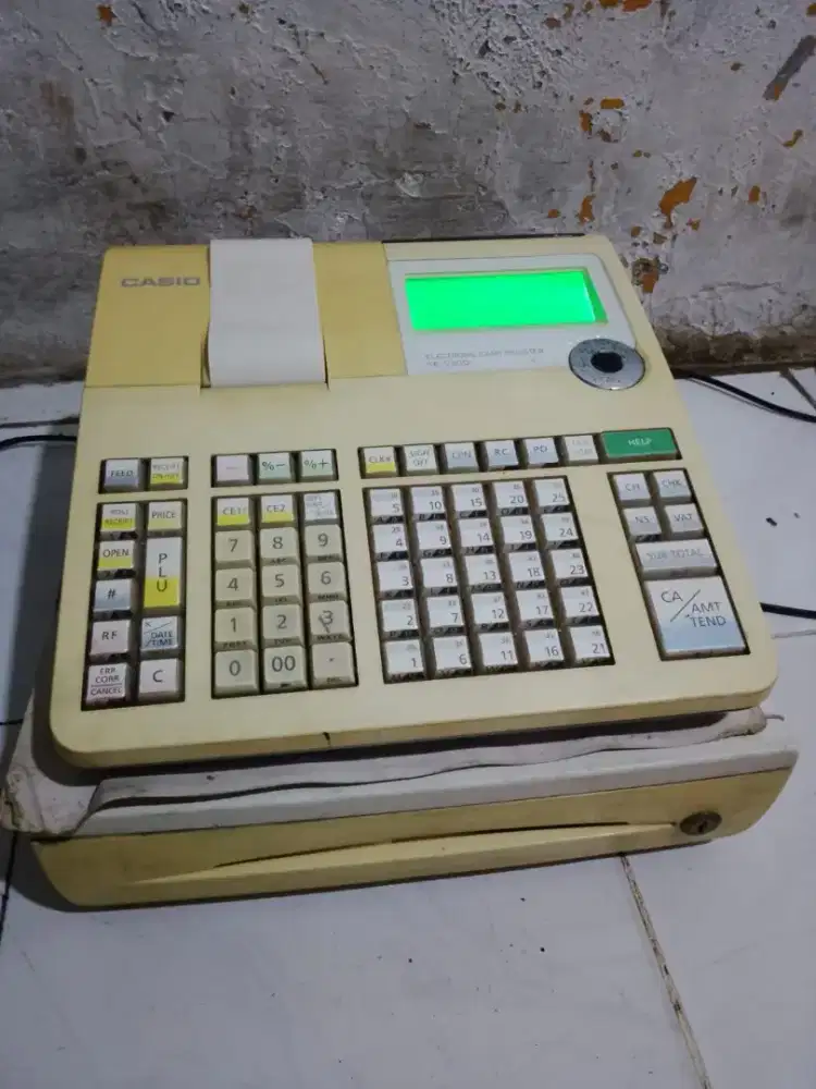 Jual mesin kasir merk casio masih bagus hidup