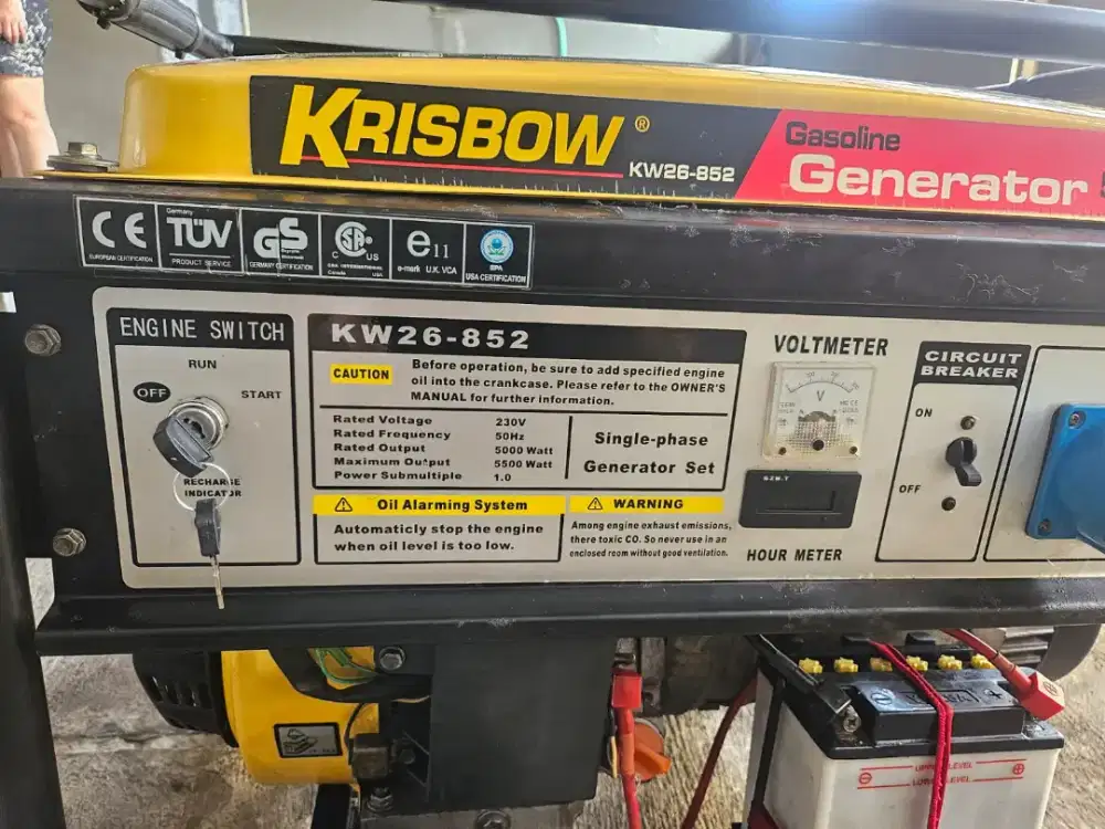 GENSET 5500 WATT KRISBOW