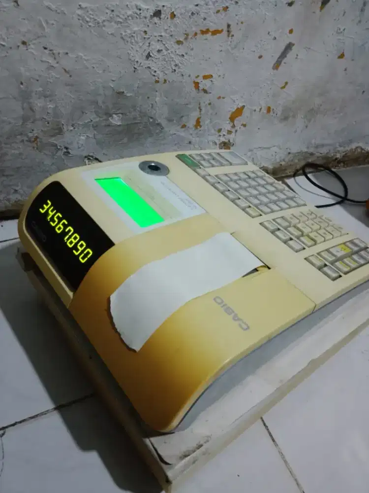 Jual mesin kasir merk casio masih layak pakai