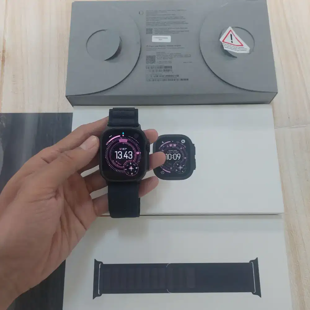 Apple Watch Ultra 3 Black Second Resmi ibox BH100% Mulus
