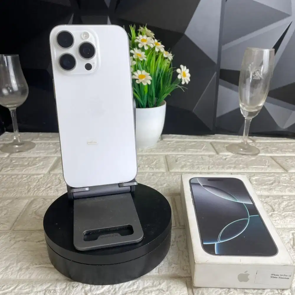 iphone 16 pro 128gb Ex ibox Fullset Minus face id aja Bisa COD dan TT