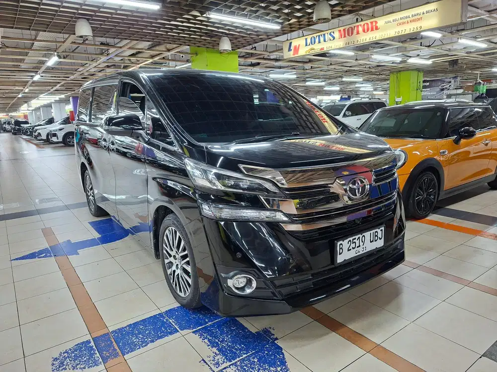 Vellfire G 2.5 Atpm 2016 black