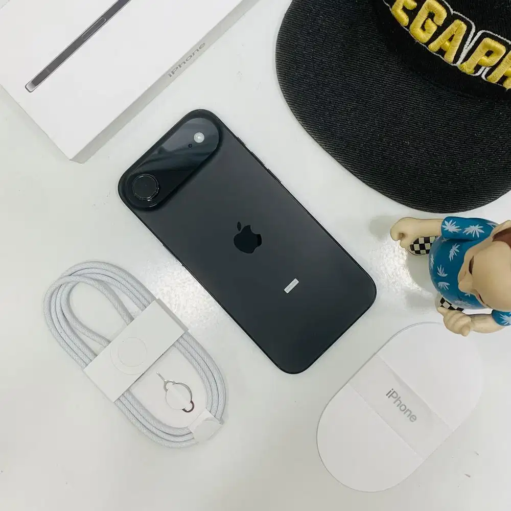 iPhone Air 256 gb bh 100 black garansi resm