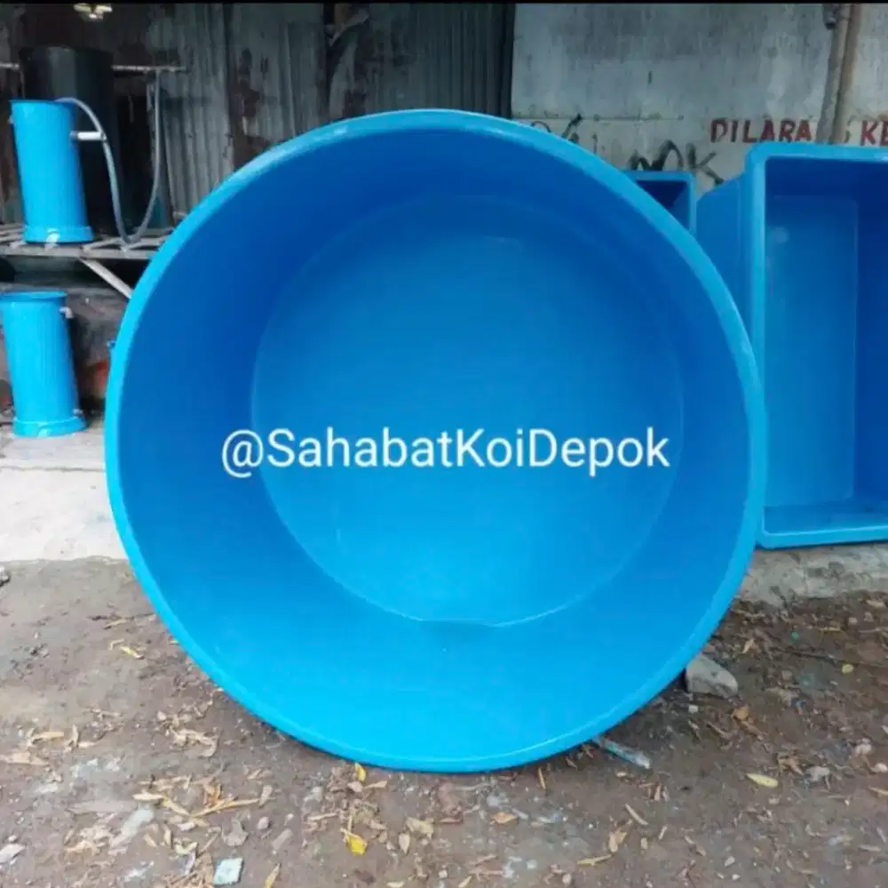 Termurah!! Bak Fiber / Kolam Fiber Bulat (Free Ongkir*)
