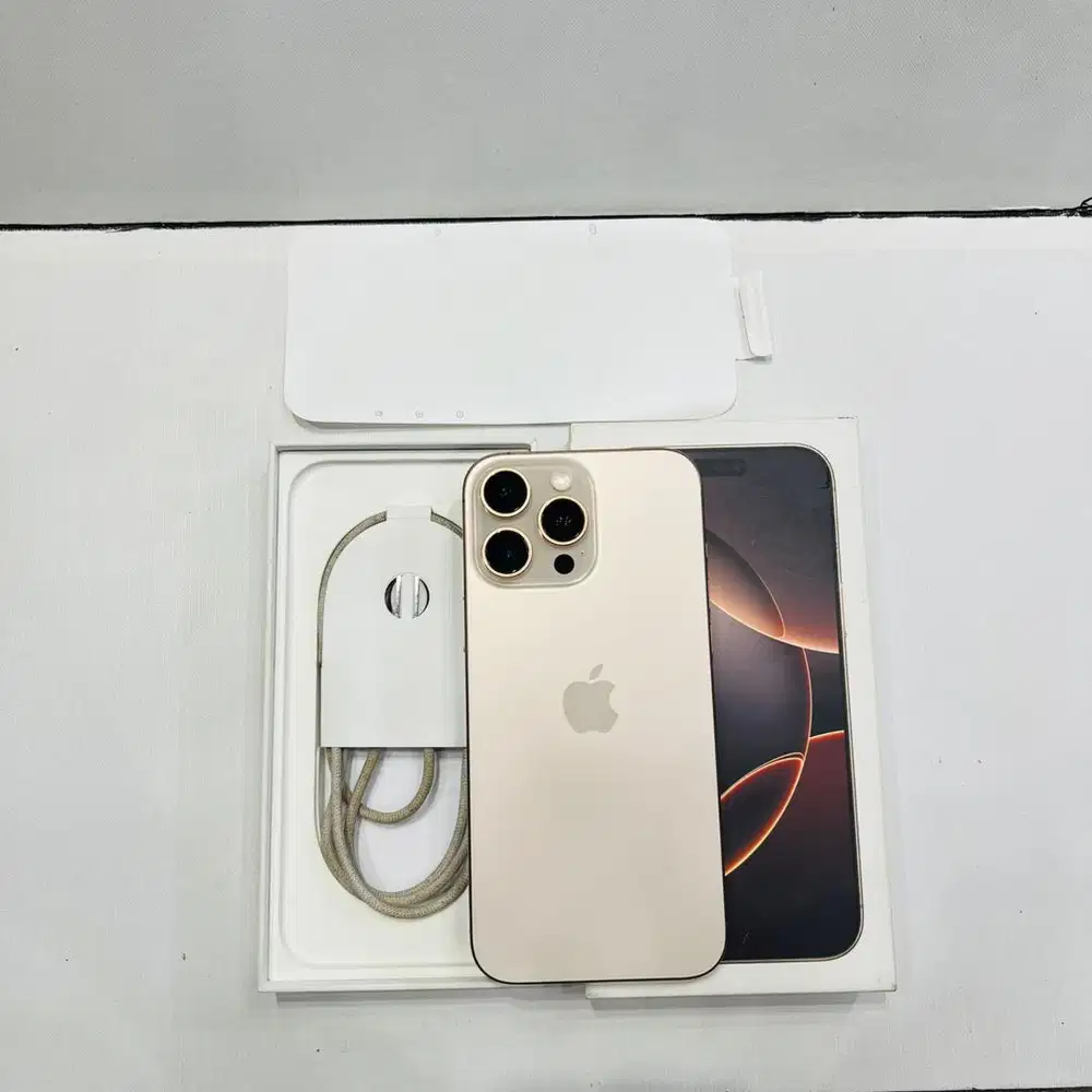 iphone 16 promax 256gb resmi ibox mulus like new fullset original