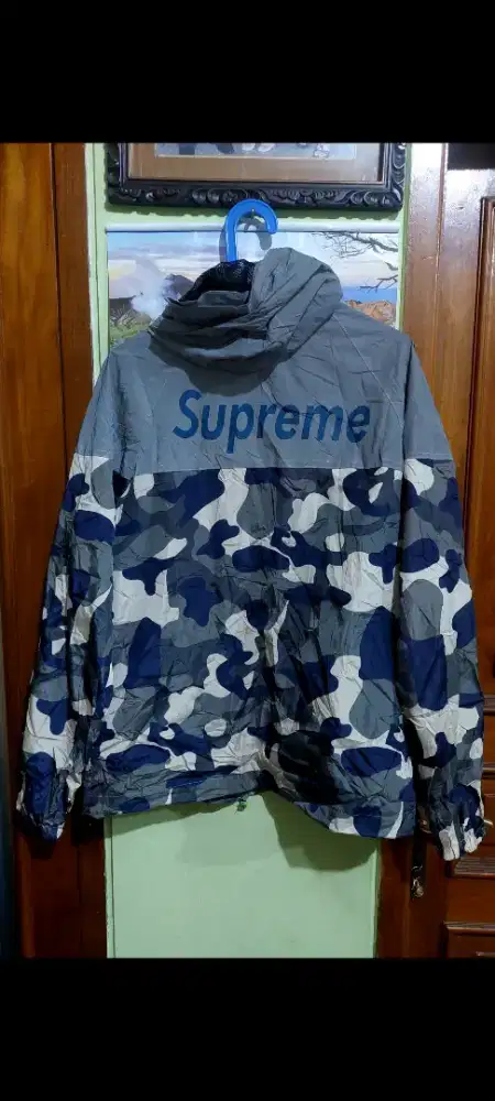 Jaket wind breaker supreme minus resleting fashion