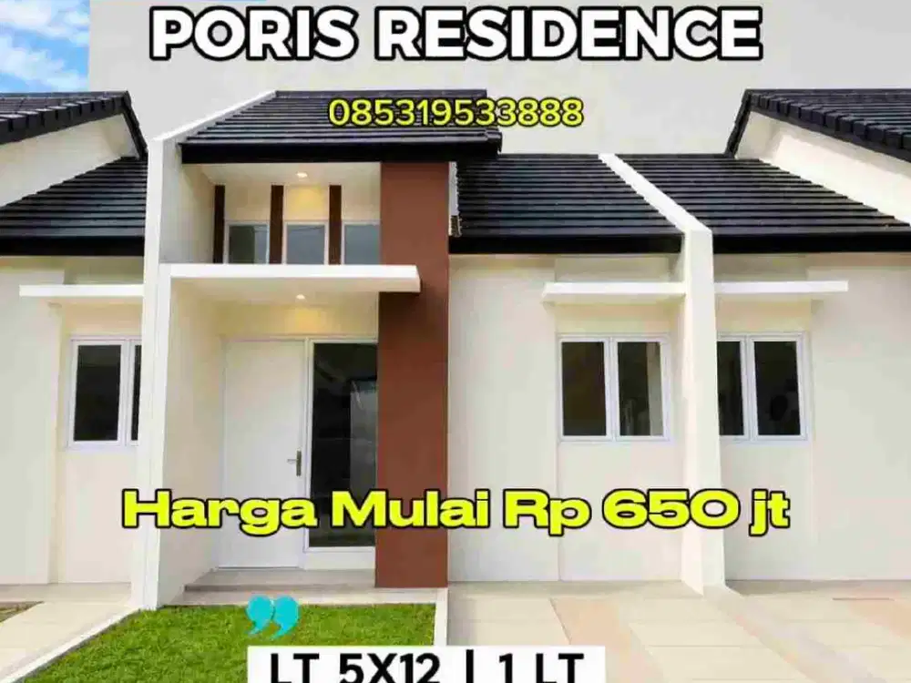 Wilson Brand new rumah dinding full bata merah di poris residence