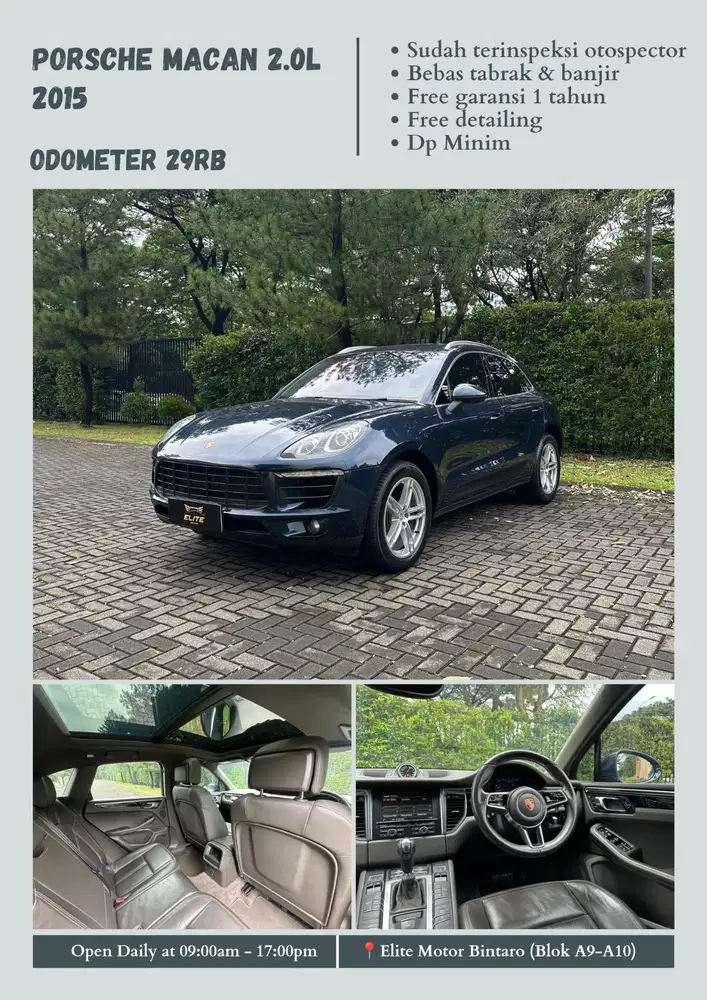Porsche Macan 2.0L 2015