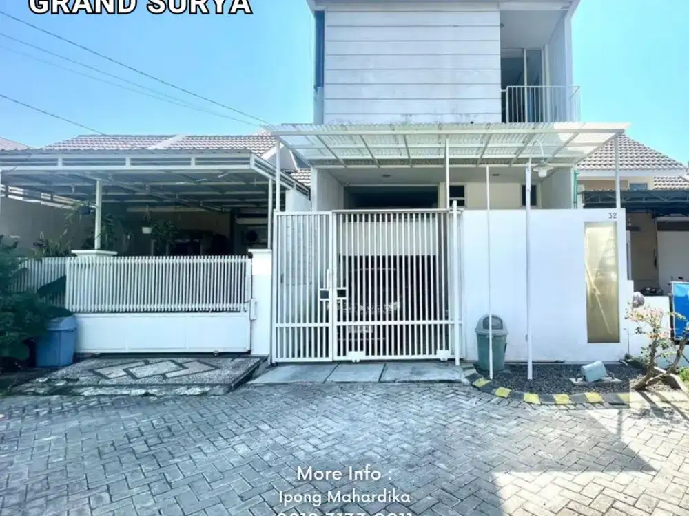 Dijual Rumah Grand Surya Siap Huni 2 Lantai Sidoarjo