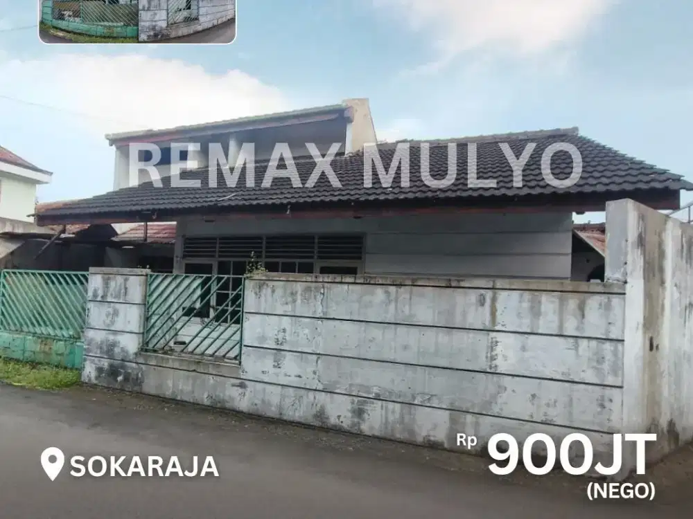 Dijual Rumah Hook, Bisa untuk Hunian atau Usaha Area Sokaraja