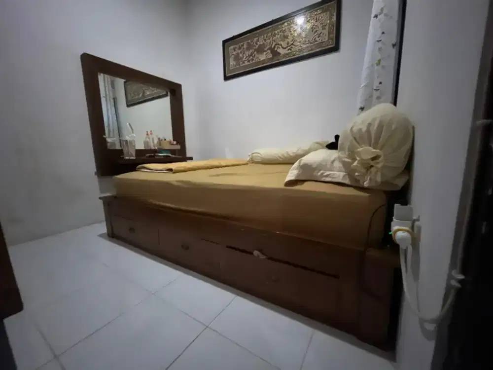 Dijual dipan jati ukuran 180x200  no minus