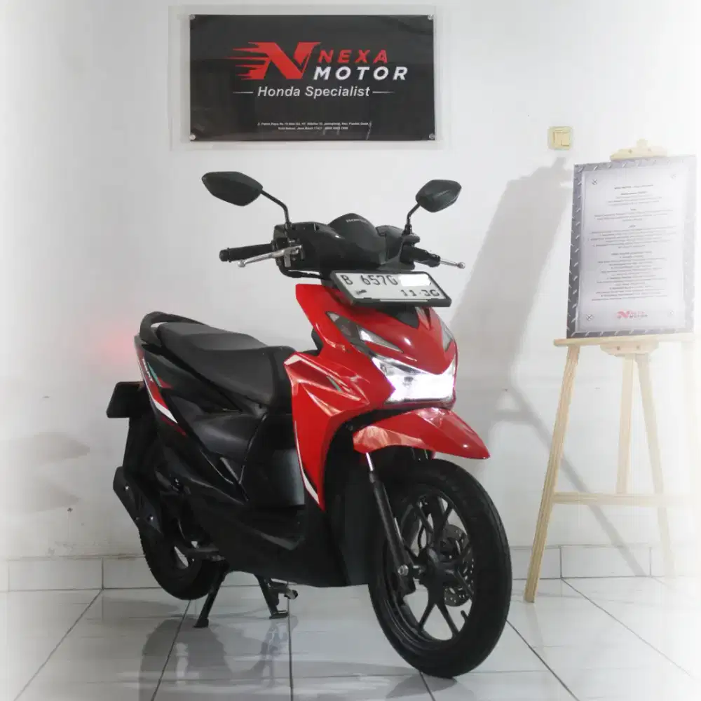 Rp.16 Juta | Honda BeAt CBS 2025 Merah Hitam | KM 4rb