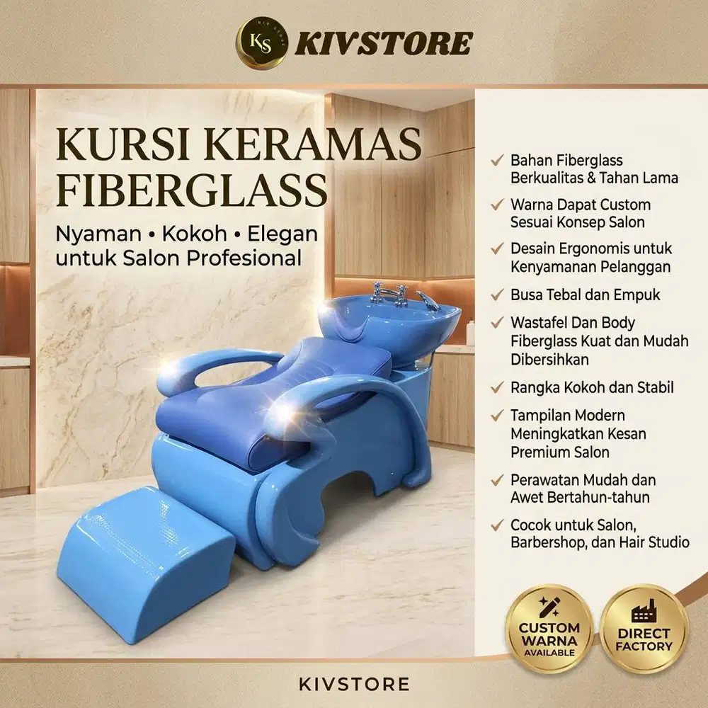 Kursi Keramas Bahan Full Fiberglass