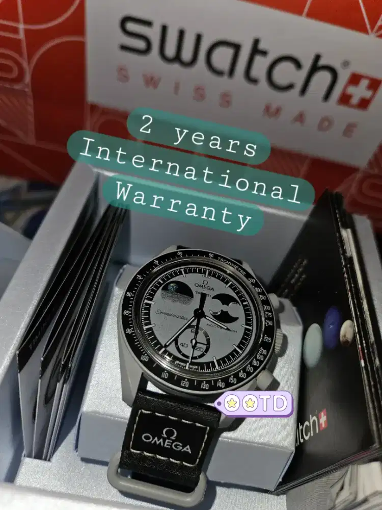Jam tangan collab Omega × Swatch