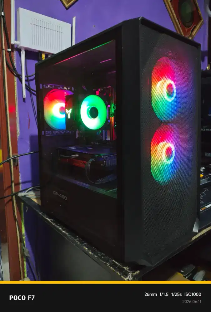 Pc gaming i3 gen 10 + vga gtx 1660 super 6gb