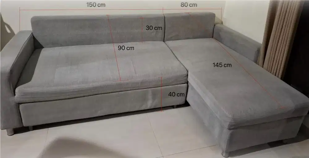 Sofa L keluarga ashley living by informa
