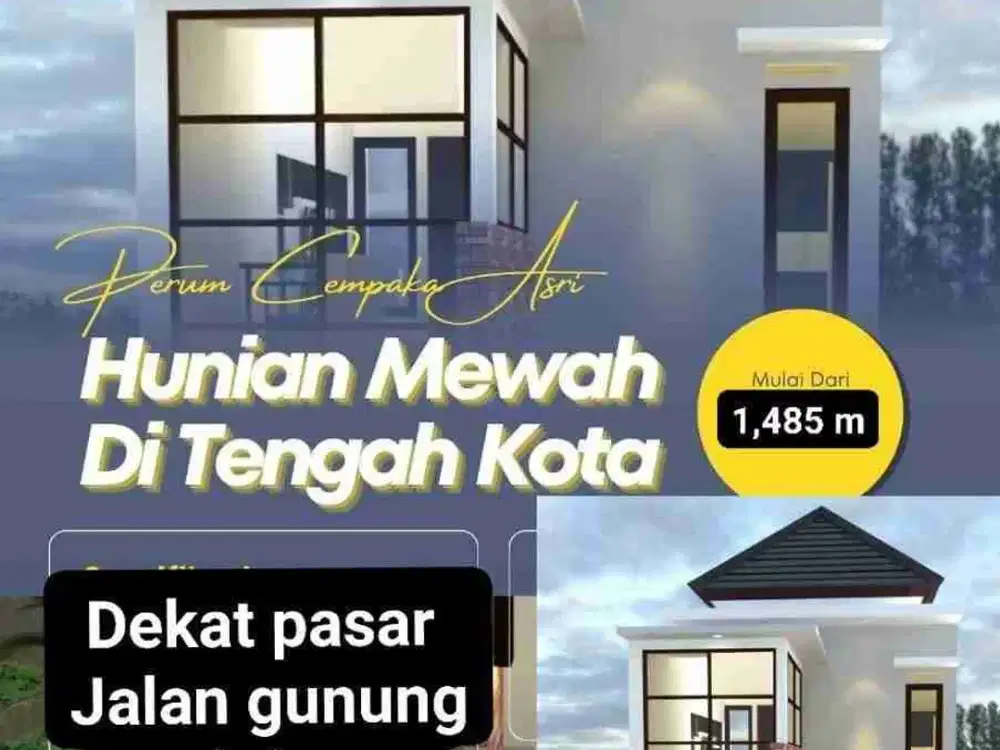 TERSEDIA 3 UNIT RUMAH LANTAI II  SEDANG DALAM PROSES PENGERJAAN. TERIMA FINISHING RUMAH READY BARU DI JALAN GUNUNG ANDAKASA GATSU BARAT DENPASAR
