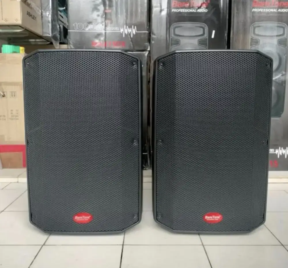 2 Speaker aktif baretone max15rc max 15 rc 2x500 watt original resmi