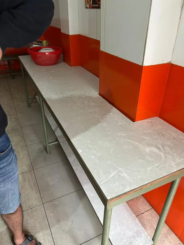 Meja warteg untuk jualan - harga boronga