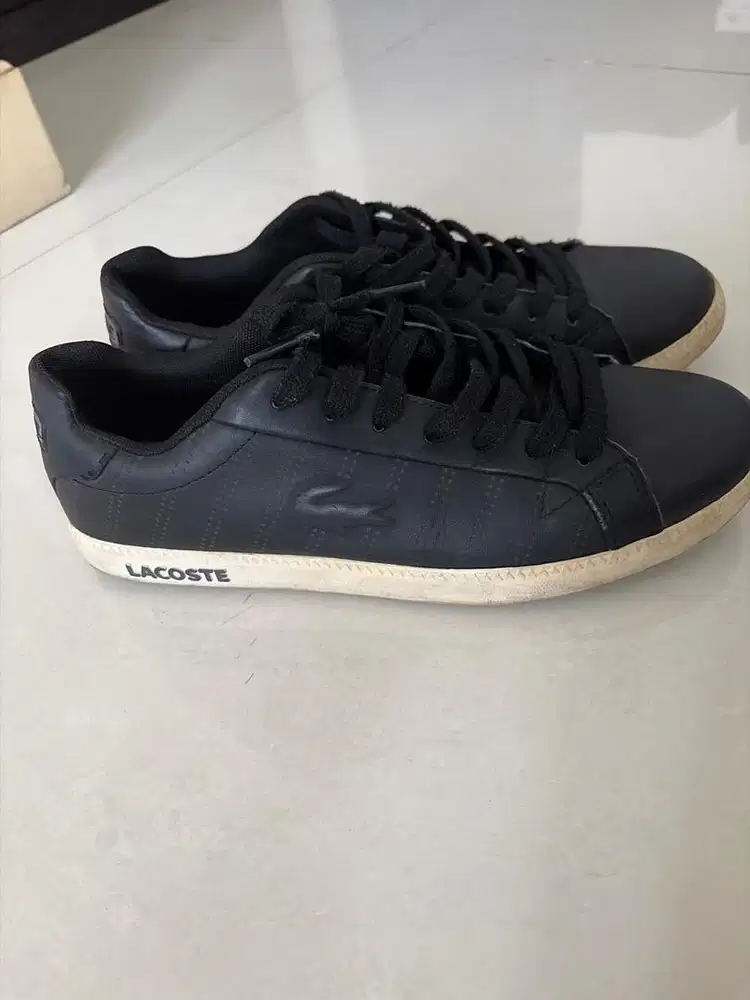 Sepatu Lacoste size 40 hitam