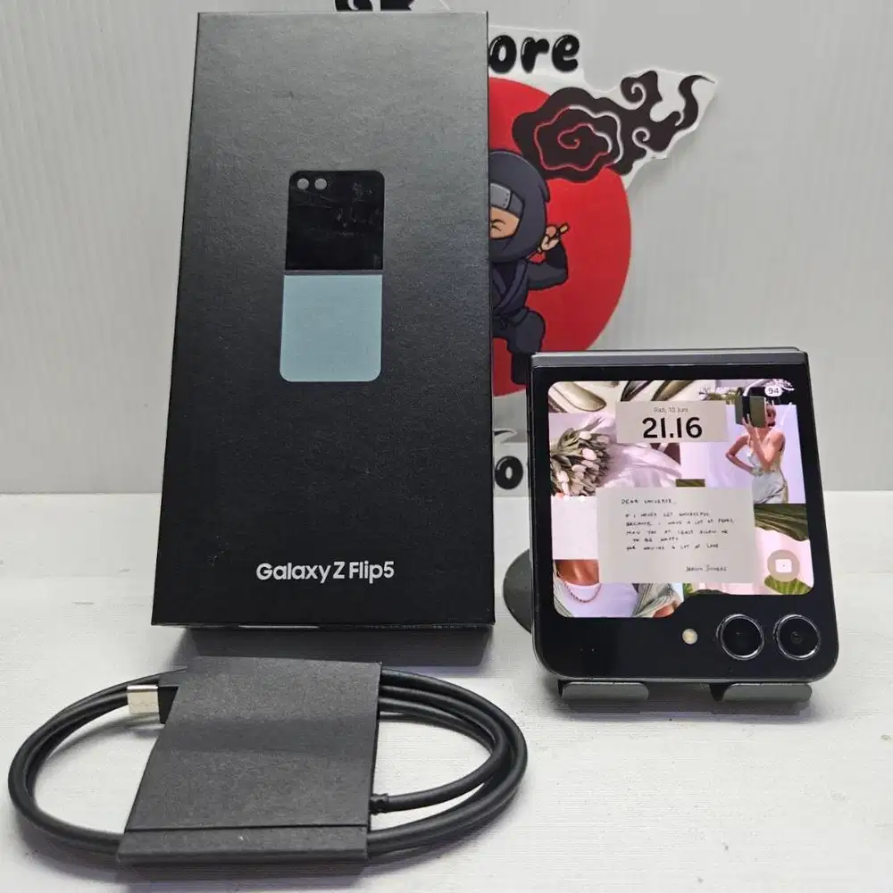 No Minus Samsung Galaxy Z Flip 5 Exclusive Green 8/512 Fullset Sein