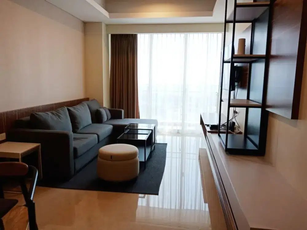 Cozy 1BR Apt with Very Nice City View At Pondok Indah Residences