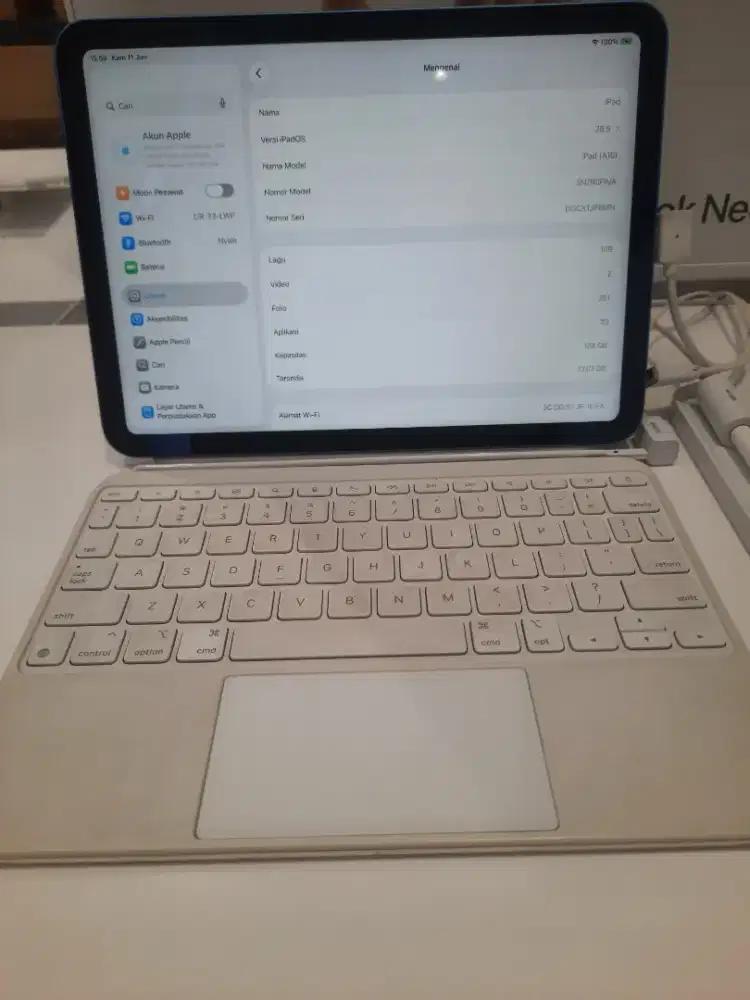 Ipad A16 128gb wifi +seluler