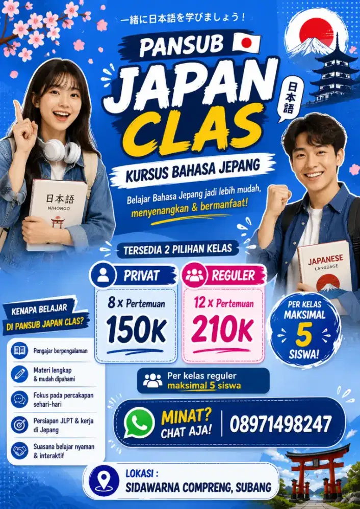 Kursus bahasa jepang pemula