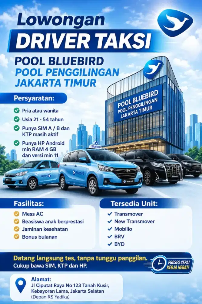 Loker supir driver profesional
