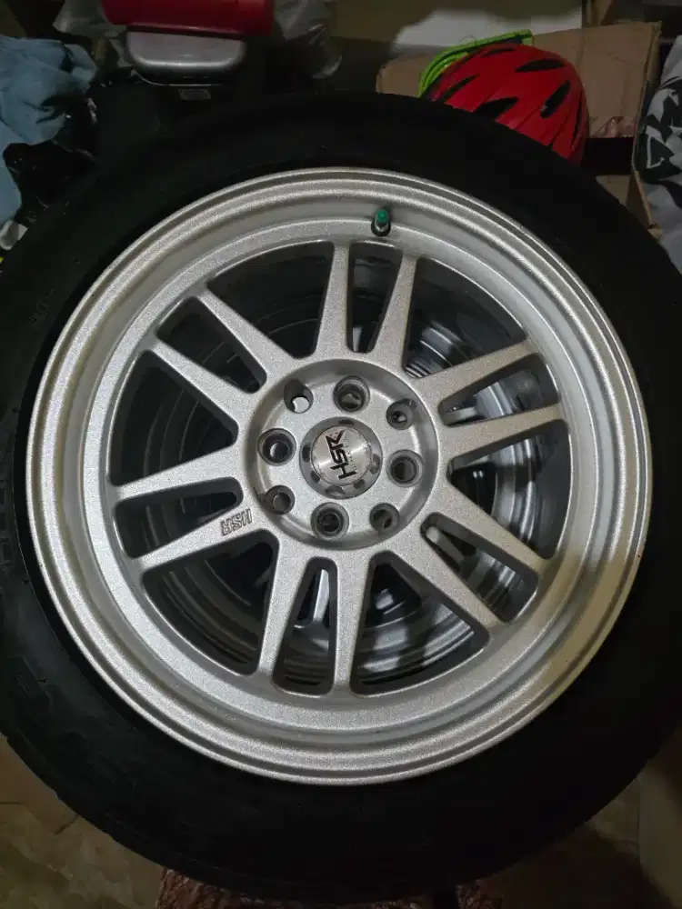 Jual Velg HSR Boroko BLY01 R16 + Ban Accelera 651 Sport 205/50 87W