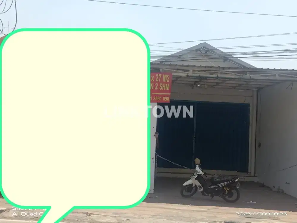 Harga Nego Dijual Ruko 1 Lantai di Raya Kepadangan Sidoarjo