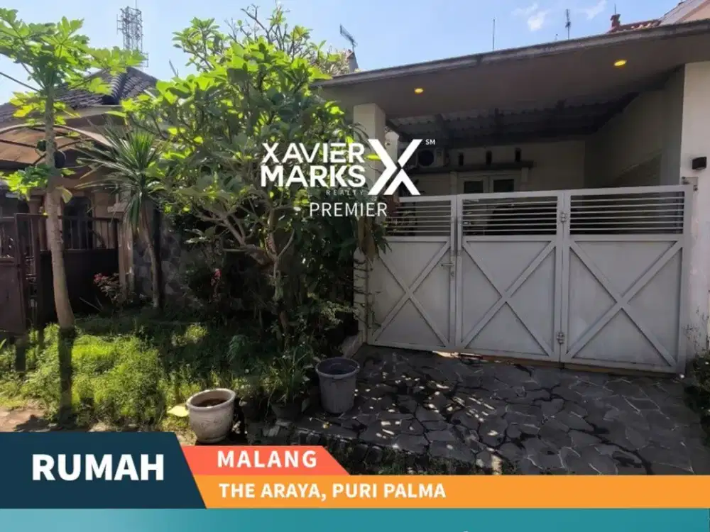 Dijual Rumah Kawasan Premium Aman 24/7 di Puri Palma Araya Malang