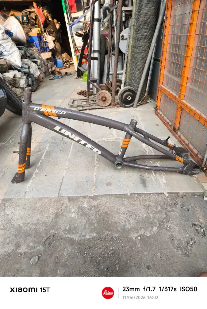 RANGKA FRAME FORK ALUMUNIUM ALLOY BMX UNITED UKURAN 20 INCH