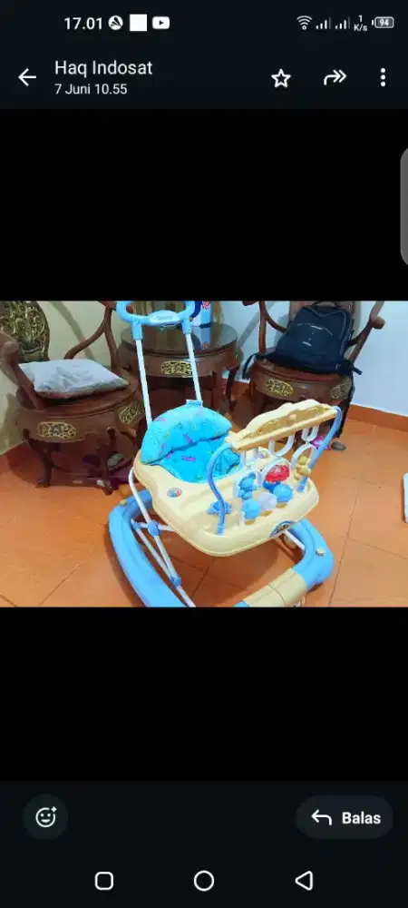 Kereta bayi bekas rasa baru