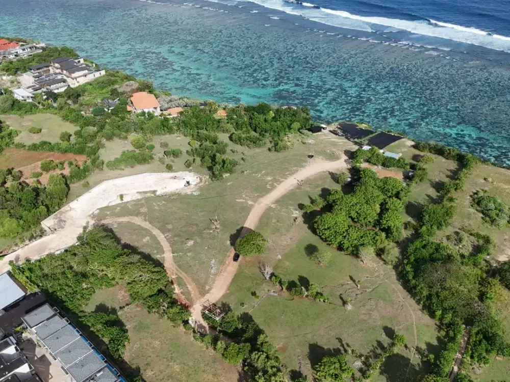 Tanah Tebing los pantai view laut area pantai pandawa