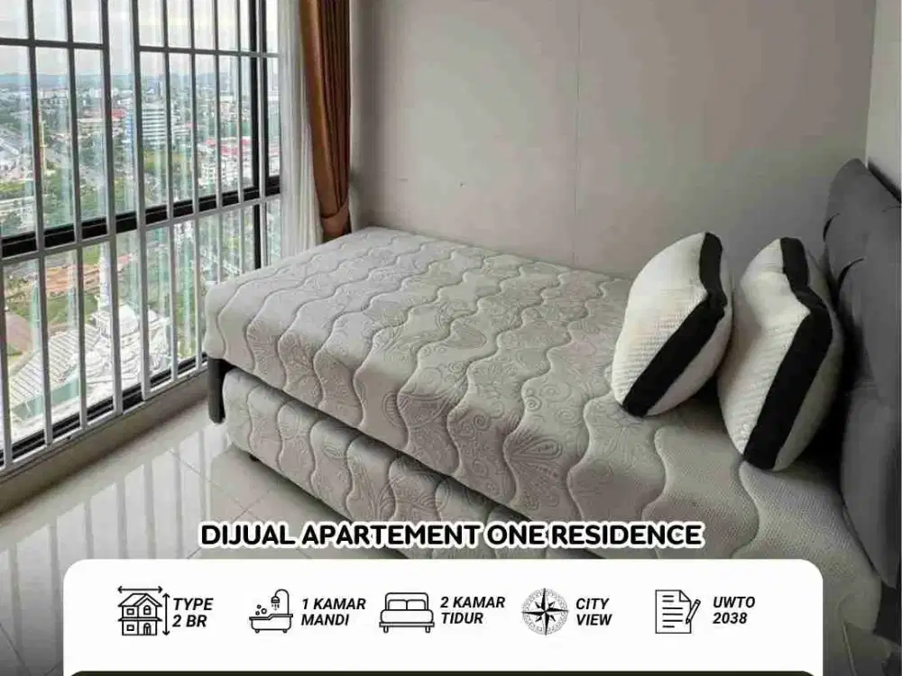 dijual apartment one residence lantai 30 cityview full furnish