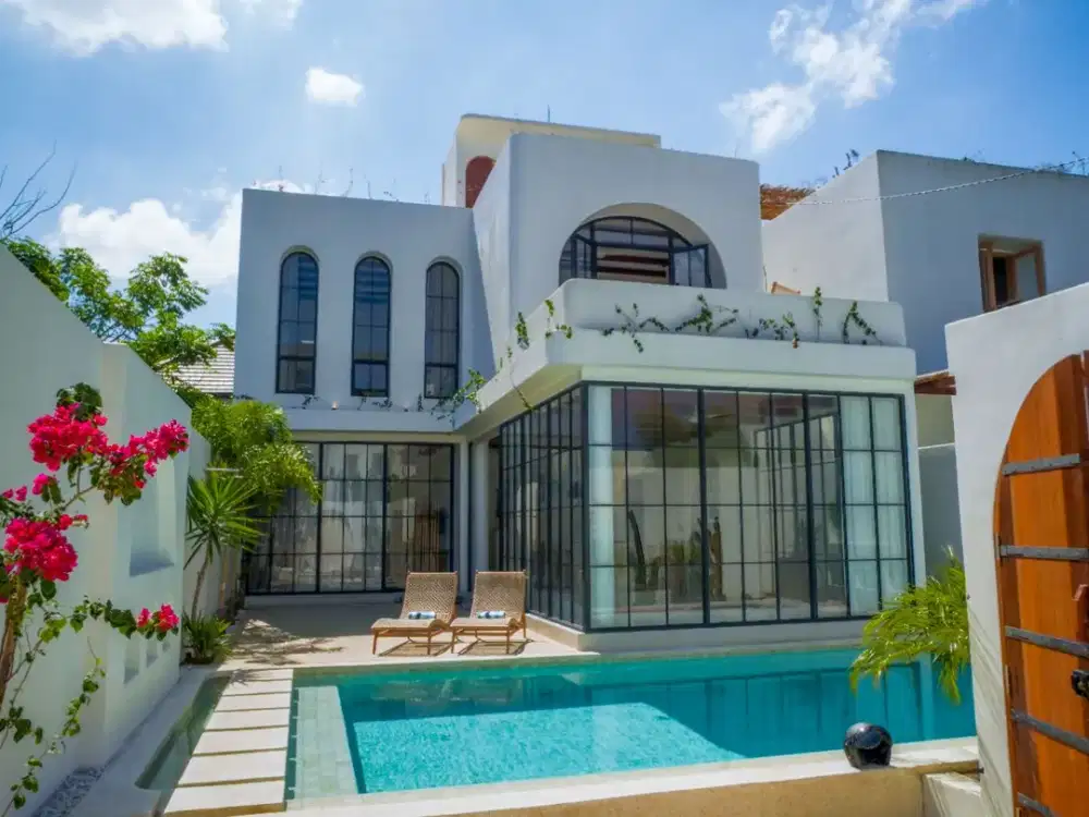 Villa Mediteranian dengan View Ocean sangat cantik dan strategis di Toyaning Ungasan