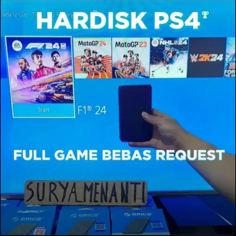 JUAL HDD PS4 Fw 5.05 s/d 13.00