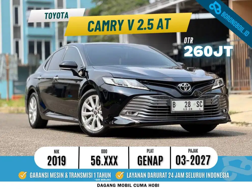 Camry 2.5 V Hitam metalik 2019