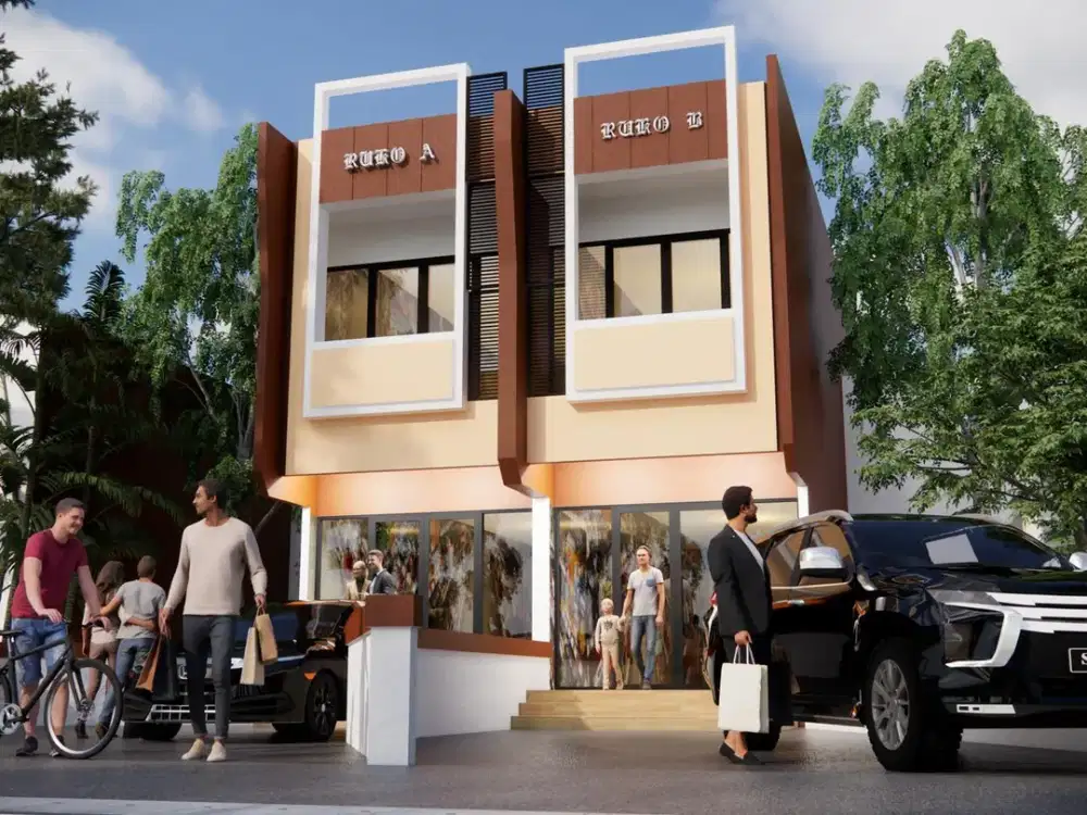 Ruko Baru Siap Huni 2 Lantai Di Jln Kedung Halang Bogor