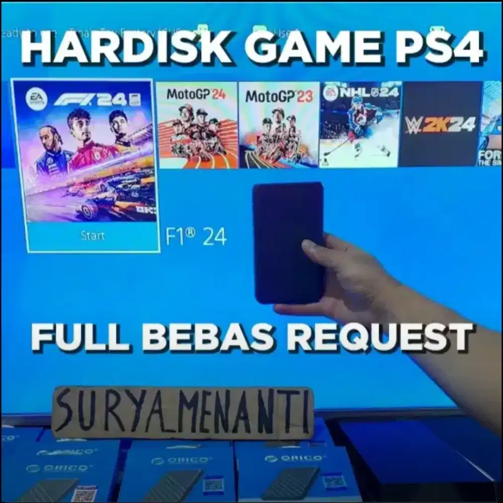JUAL HDD PS4 Fw 5.05 s/d 13.00 MRH