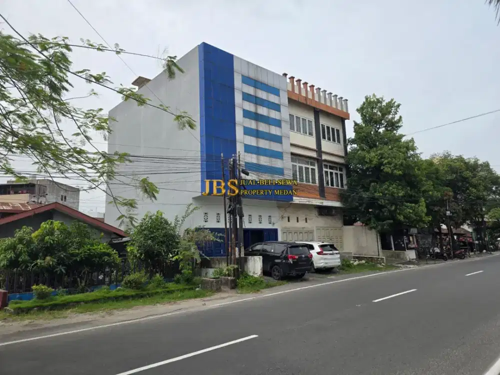 Disewakan 2 Unit Ruko Gandeng di Jalan Pabrik Tenun (Persimpangan Jl. Sekip) - Medan