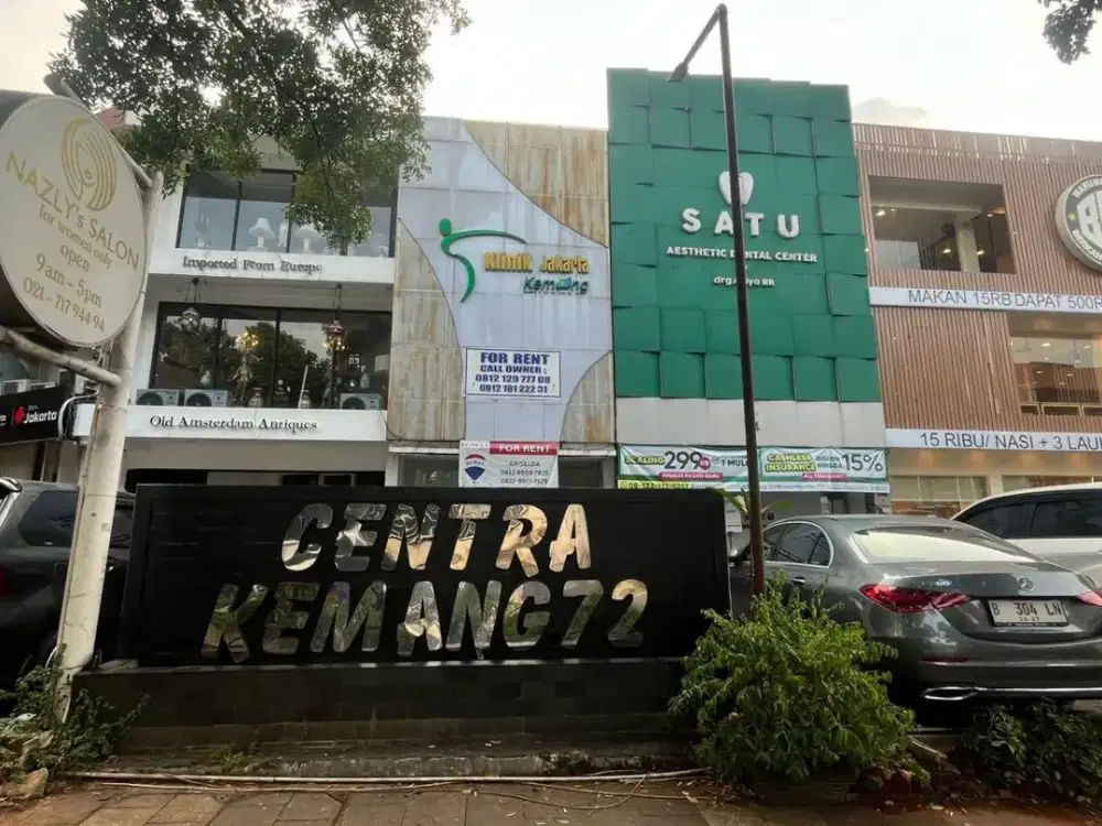 DISEWAKAN RUKO CENTRA KEMANG 72 ADA 15 UNIT RUKO DAN 1 GEDUNG KOI KEMANG JALAN KEMANG KEMANG-JAKARTA SELATAN