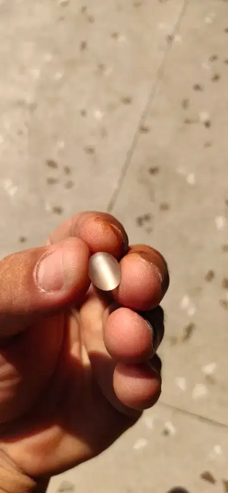 (WAJIB Transaksi Offline)BatuNatural Moonstone CatEye Srilanka 4,75Cts