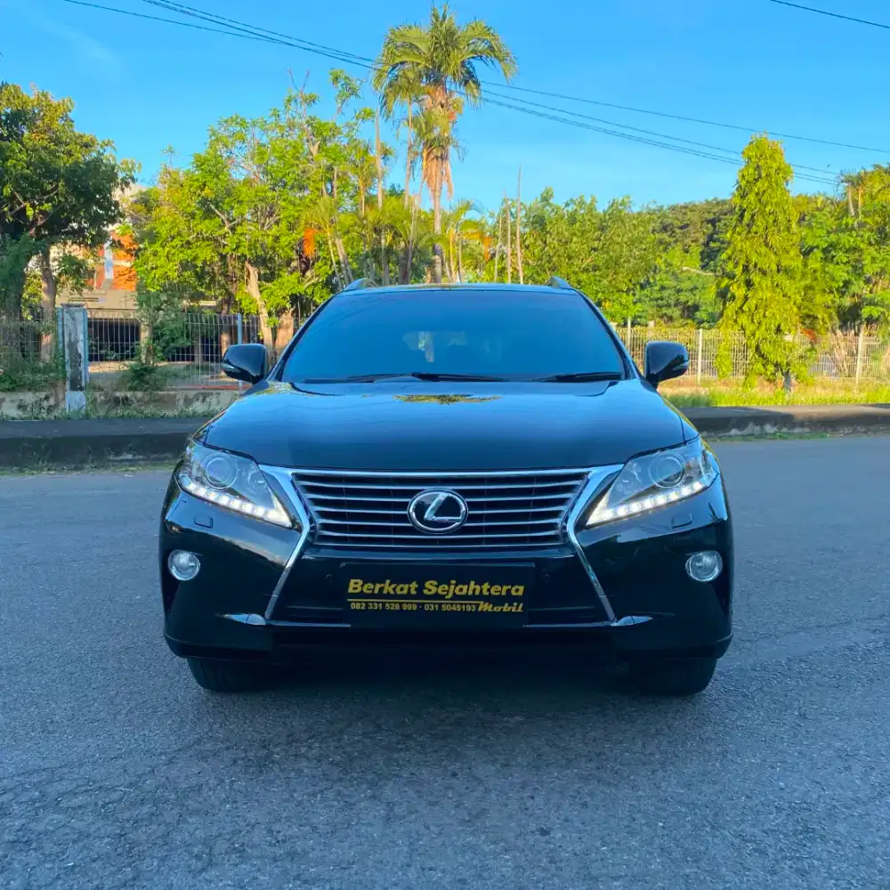 Lexus RX270 hitam automatic 2013  full ori Surabaya bisa TT kredit