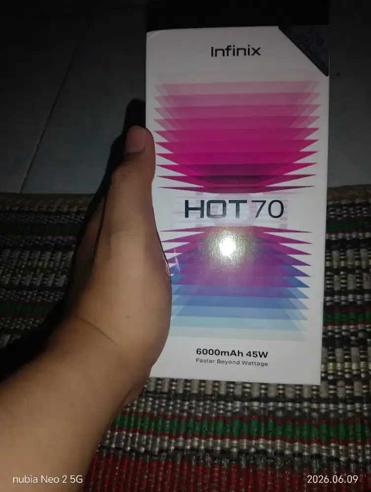 Infinix Hot 70 4/128 New Garansi resmi